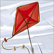 Roter Drachen