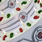 20 Jahre Fiat 600 Freunde Deutschland – Unsere Torte mit unendlich vielen 600ern.