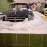 Viel Schaum auf dem Borgward Club-Stand.