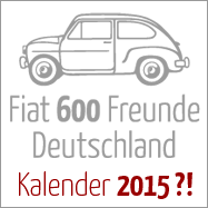 Kalender für Fiat 600 Freunde