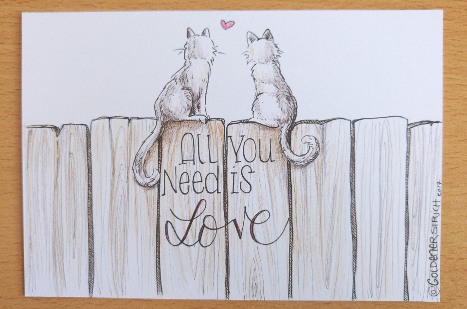 "All you need is Love" inspiriert von den Aristocats.