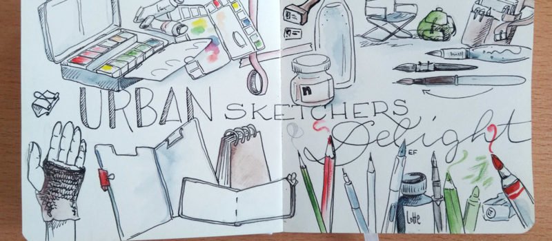Urban Sketchers Delight – Die Essentials für das Zeichnen unterwegs