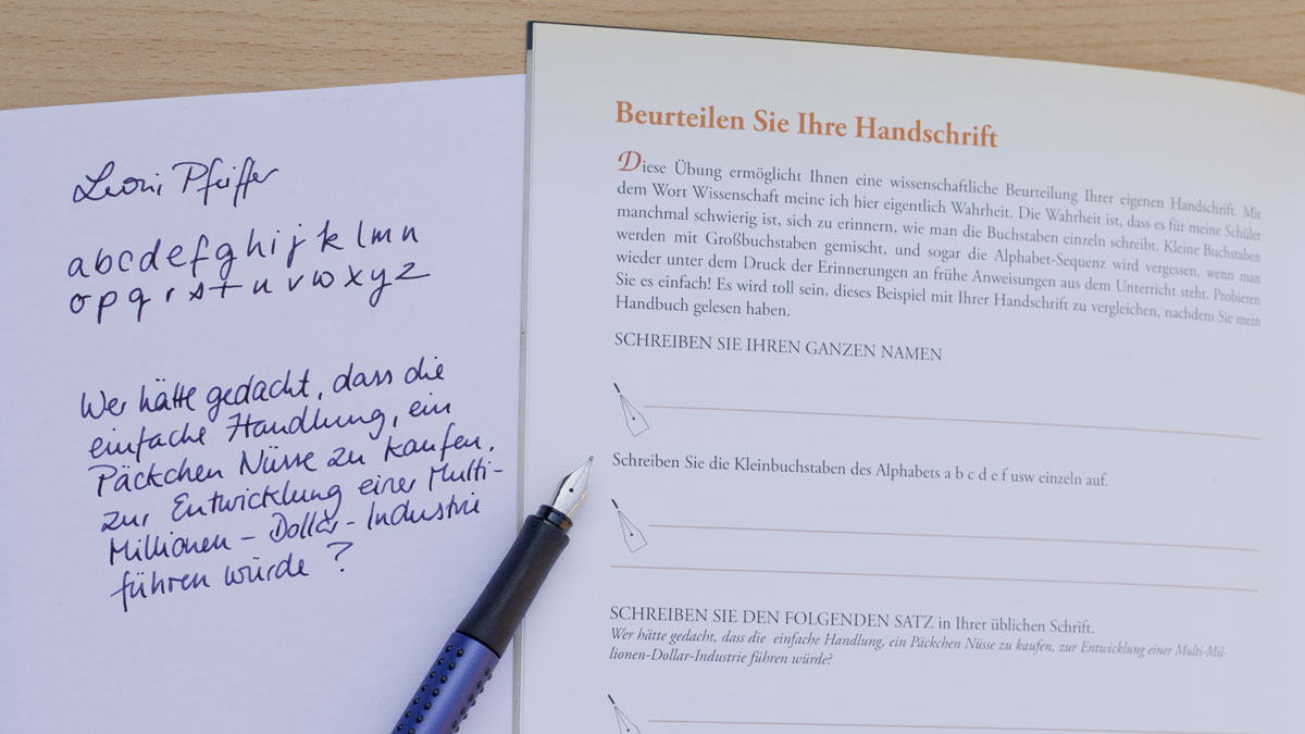 Schreibmeister - Penmanship - Leitfaden zur Handschrift - Workshop