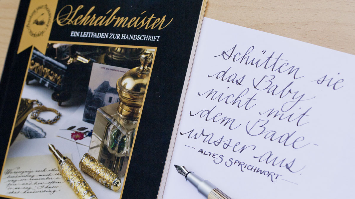 Schreibmeister - Penmanship - Leitfaden zur Handschrift - Workshop