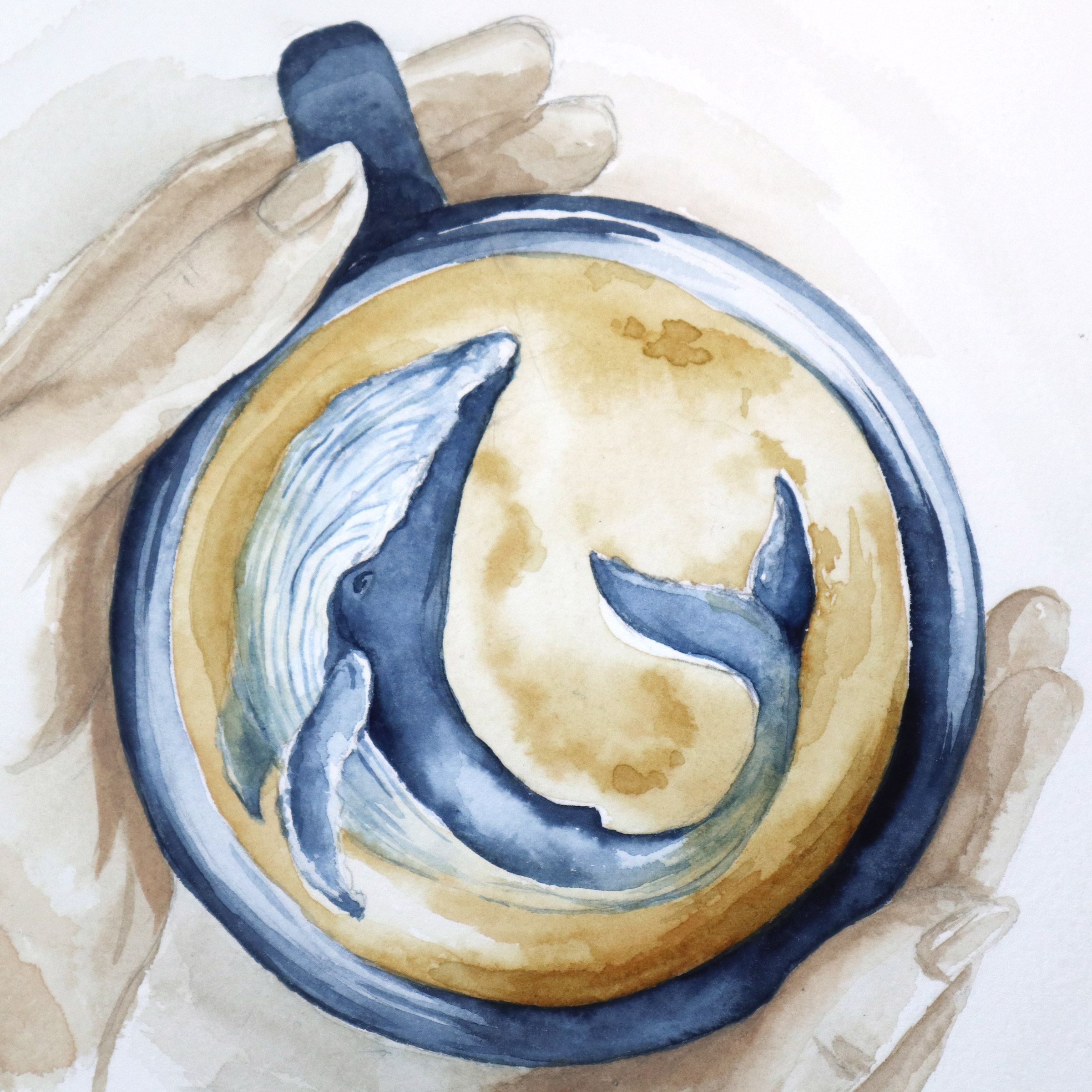 "Whale in my coffee"