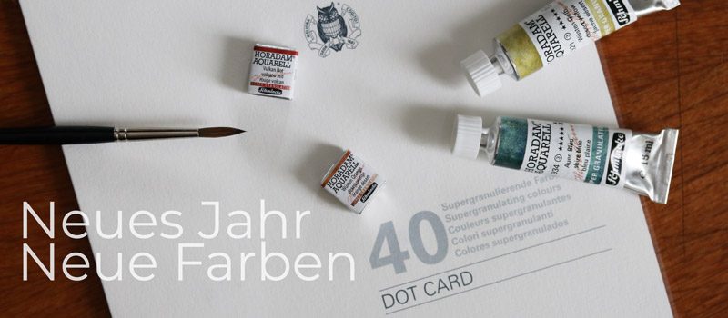 Die Dot Card mit allen 40 Supergranulierenden Farben die es ab Januar 2022 gibt.