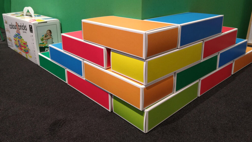 Colour Bricks von Buntbox - Spielzeug und Dekoration.
