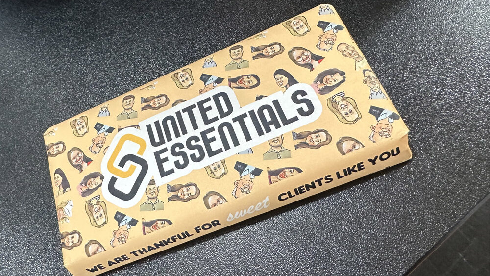 Süße Werbung: Tony's Chocolonely mit den Profilbildern von United Essentials