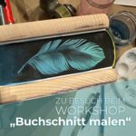 Fantasivollen Buchschnitt malen