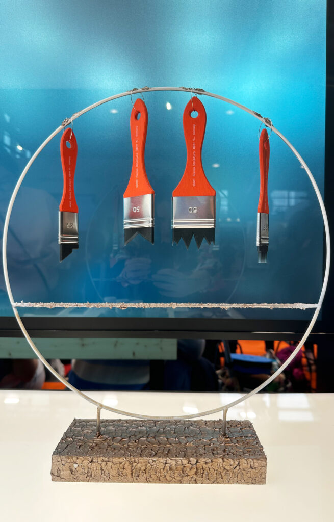 Mit dem Creative Award ausgezeichnete Pinsel von Zahn.